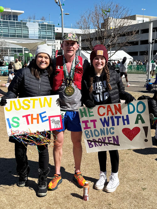 Patient After Running Marathon