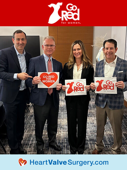 Dr. Vaughn Starnes and Dr. Craig Baker Go Red for Women