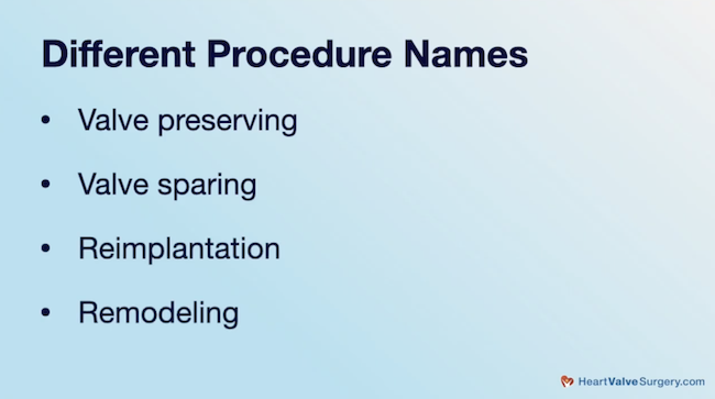 Aortic Root Procedure Names