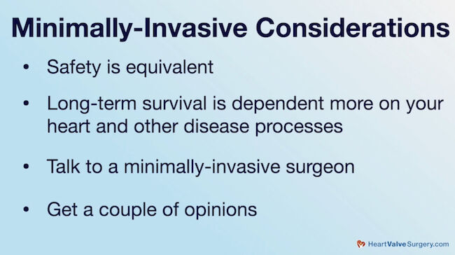 Minimally-Invasive Cardiac Surgery Considerations