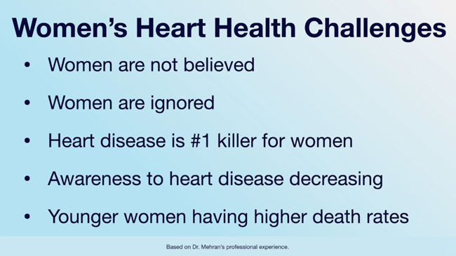 Women Heart Health Challenges